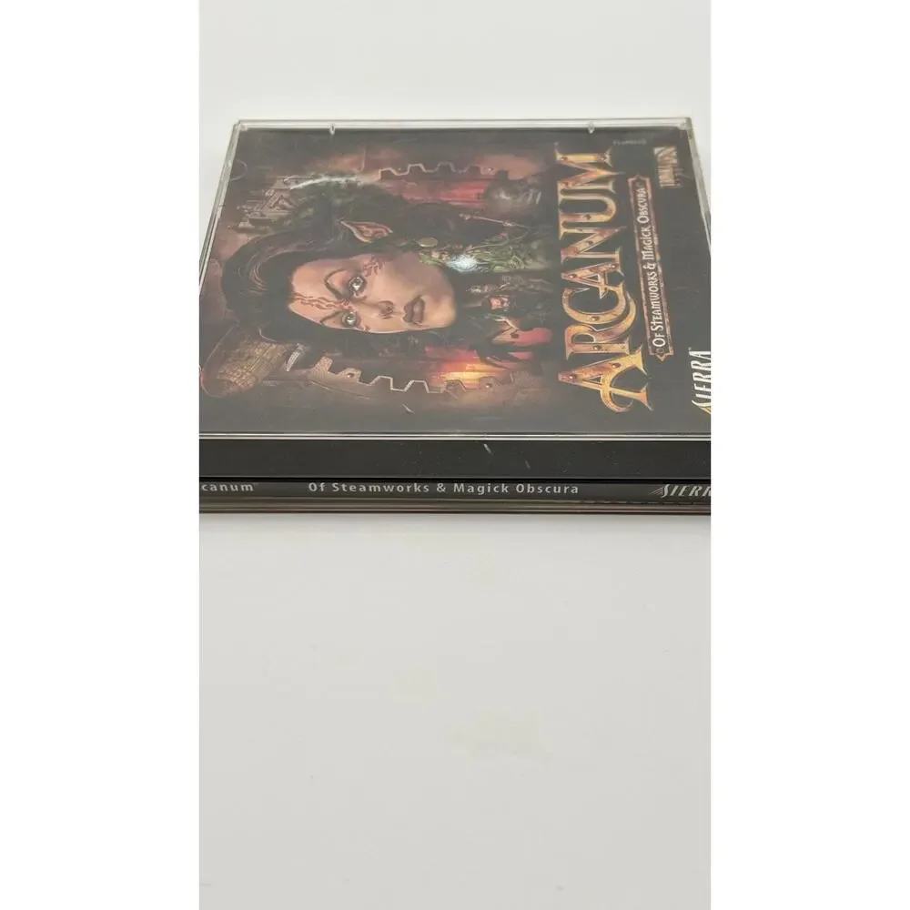 Arcanum of Steamworks & Magick Obscura Sierra Windows 95 / 98 PC CD-ROM Game VG